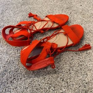 Red Sandals